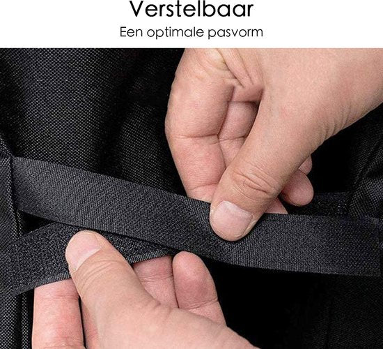 Barbecue Hoes - Waterproof - Verstelbaar - 152x76x120cm - Zwart - BBQ hoes
