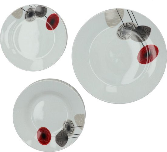 4goodz Porseleinen Servies 6 persoons