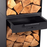 CookKing Houtopslag Vento - Hoge Kwaliteit Staal - Handgemaakt in Europa