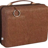 Luxe Laptoptas Organizer – Aktetas met Handvat – Documentenmap voor Laptop, Tablet & Accessoires – Zakelijke Opbergtas – Bruin