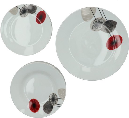 4goodz Porseleinen Servies 6 persoons