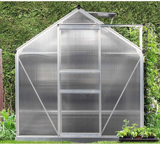 Westmann Aluminium kas Flora 64 - Zilver - 132x190x201cm