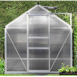 Westmann Aluminium kas Flora 68 - Zilver - 252x192x201cm