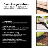 Kattenverjager Afweermatten Set - 12 Stuks inclusief Grondpinnen - 22 x 15,2 cm - Afweermiddel voor Katten - Antiklimstrips Katten - Kattenschrik - Kattenverjager