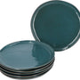 6 stuks Jade Groen - Reactive Glazing Aardewerk