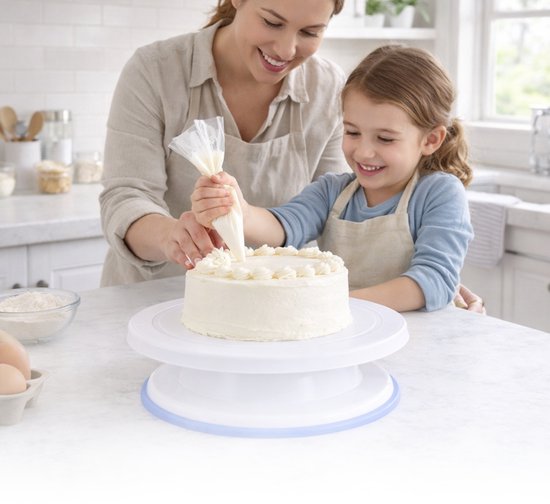 Taartplateau - Draaibaar Taartplateau Anti-slip - Draaiplateau Taart –Turntable Cake - Taartplateau - Draaitafel