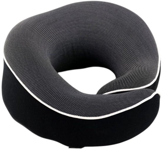 Reis Nekkussen Memory Foam – Ergonomisch Reiskussen voor Vliegtuig, Auto & Trein – Neksteun Reizen – Comfortabel Slaapkussen – Inclusief Oordoppen – Lichtgewicht & Compact