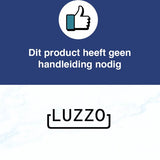 Luzzo® Piazzo Messing Dubbel wand Handdoekrek 60cm - chroom
