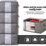 Opbergtas Kleding - 4 Stuks - Organizer voor Dekbed - Opbergzak - Opbergers voor Seizoenskleding