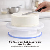 Taartplateau - Draaibaar Taartplateau Anti-slip - Draaiplateau Taart –Turntable Cake - Taartplateau - Draaitafel