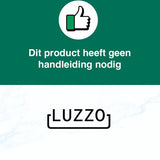 Luzzo® Loft Groente Afvalbak Zwart - Aanrecht Afvalbakje 5 liter - Uitneembare Binnenbak - Neerzetten/Ophangen - Zwart