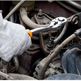 Doppenset met Ratelsleutel – Professionele 1-4” & 1-2” Doppen – Inclusief Verlengstukken en Opbergkoffer – Voor Auto, Motor & Kluswerk