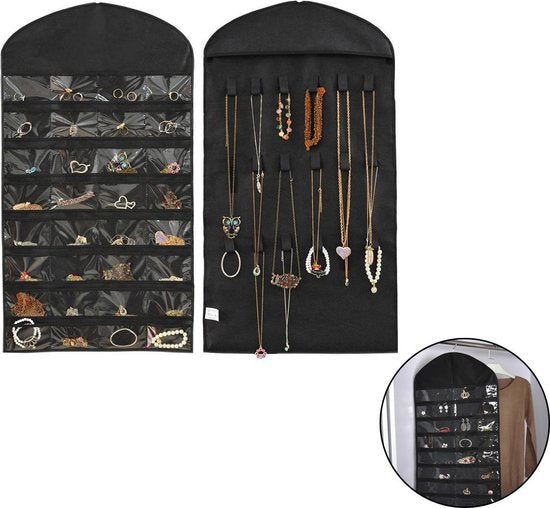 Sieraden organizer - Hangende Juwelenstandaard Met Vakken - Sieraden