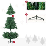 Homcom Kunstkerstboom met 1000 takpunten ∅120 - 180 cm