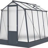 Westmann Aurora 68 - TuinKas met fundering - Antraciet 248x188 cm