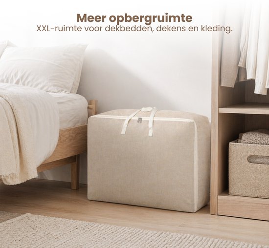 Opbergzak XXL Dekbed - 70 50 30 - Opbergtas voor Dekbed en Kleding - Kledingzak XXL