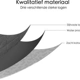 Hoogwaardige Opbergtas voor kleding - Zwart – Organizer voor Dekbed – Opbergzak – Opberger voor Seizoenskleding – Zak om ruimte te besparen – Opslag voor dekbed en kleding – Bescherming voor Kleding – Oplossing voor Winterjassen - Dekbed Opberghoes