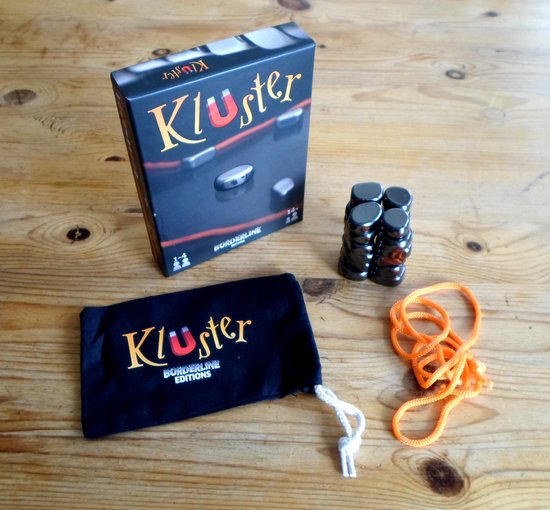 Kluster - Gezelschapsspel - Magnetenspel - 1 tot spelers - vanaf jaar