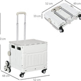 Winkelwagen Vouwkrat Trapklimmer Opvouwbaar max. 65 Kg Belastbaar