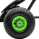 Skelter met Verstelbare Stoel, 5-12 Jaar - Rood+Zwart