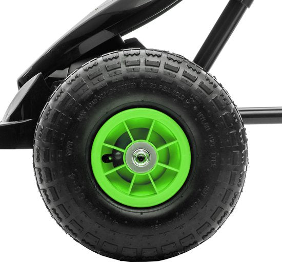 Skelter met Verstelbare Stoel, 5-12 Jaar - Rood+Zwart