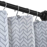 Douchestang Uitschuifbaar - Zwart - 120 cm tot 215 cm - Universeel - Douchestang zonder Boren - Douchestang Verstelbaar - Douchegordijnstang - Gordijnstang