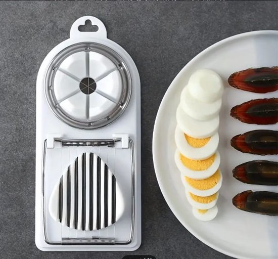 Sasemy® - Tools voor in de keuken - Set van 4 - #5 - Championsnijder, Keuken Gadget - Fruitsnijer - Keuken Accessoires - Kitchen Tools - Knoflook-en of gember rasp - Avocadosnijder - Citrussnijder - Sinterklaas cadeau - Kerst cadeau - Campinghulp