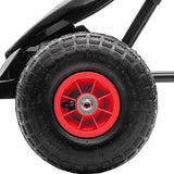 Skelter met Verstelbare Stoel, 5-12 Jaar - Rood+Zwart