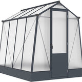 Westmann Aurora 68 - TuinKas met fundering - Antraciet 248x188 cm