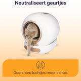 Viervoeter - Kattenbakvulling - 9L- Automatische kattenbakgrind- Klontvormend - 100% Natuurlijk