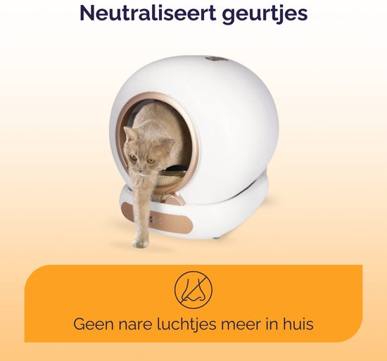 Viervoeter - Kattenbakvulling - 9L- Automatische kattenbakgrind- Klontvormend - 100% Natuurlijk