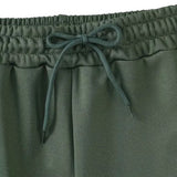 SparkNine Pulse short dames - met trekkoord & zijzakken - zachte sportbroek - XXL - groen - elastische taille - met zijzakken - ademend - met trekkoord