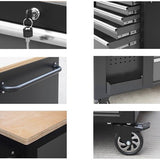 FEISTOS Hektor Mobiele werkbank - 114x73x89 cm - Zwart