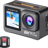 NovaWare Action Camera 6k - 50MP - Vlog Camera - Onderwater Camera - Actie Camera - Waterdicht tot 30M - Ultra 4K met 60FPS - Beeldstabilisatie EIS - IMX sensor