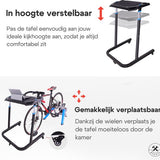 4toolz® Fietstrainer Tafel - Laptop tafel voor fietstrainer - Stabureau In hoogte verstelbaar
