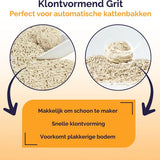 Viervoeter - Kattenbakvulling - 9L- Automatische kattenbakgrind- Klontvormend - 100% Natuurlijk