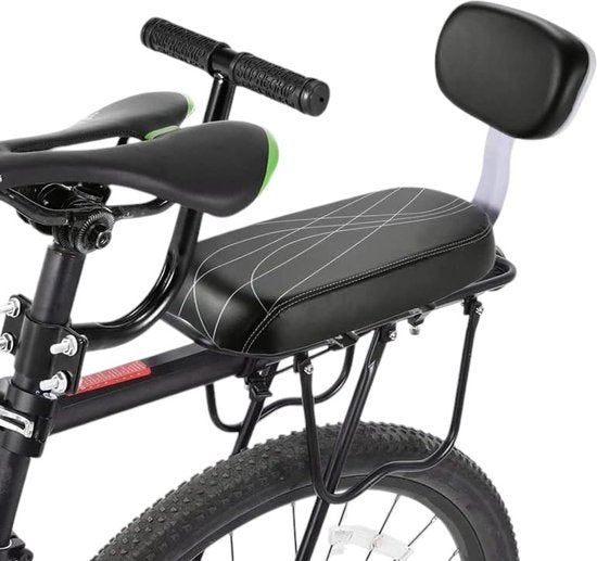 Bagagedrager Kussen – Zwart Fietszitje voor Extra Comfort en Eenvoud