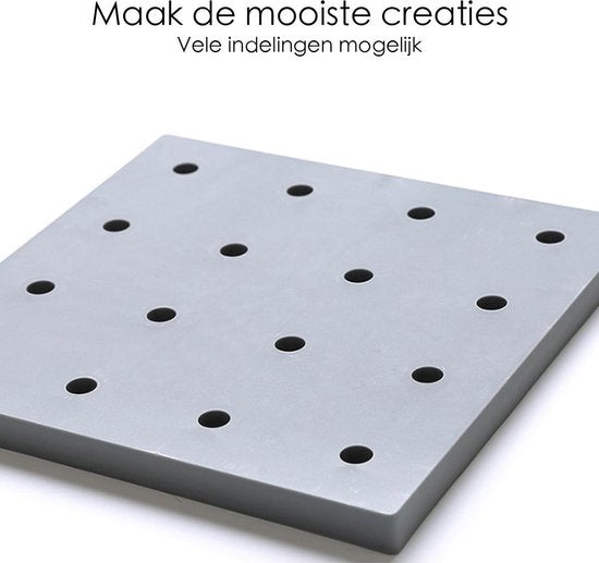 Wandrek - Wandplank - Verstelbaar - Grijs