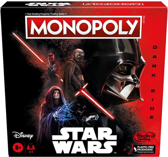 Hasbro Star Wars Bordspel Monopoly Dark Side Edition -English Version Multicolours