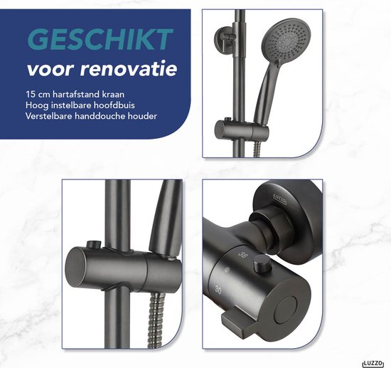 Luzzo® Regendouche met