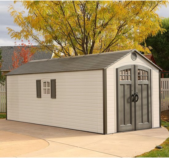 Lifetime - LG20000 - Tuinhuis - Tuinschuur - 243 x 243 x 609 cm