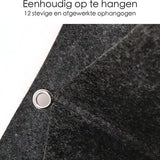 Verticale tuin met 18 Plantenzakken voor Buiten en Binnen - Hangende Plantenzak - 100 cm x 50 cm - Hangende Moestuin - Plantenwand - Verticale Tuin - Plantenzakken voor 18 planten - Plantenmuur