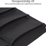 Verticale tuin met 18 Plantenzakken voor Buiten en Binnen - Hangende Plantenzak - 100 cm x 50 cm - Hangende Moestuin - Plantenwand - Verticale Tuin - Plantenzakken voor 18 planten - Plantenmuur