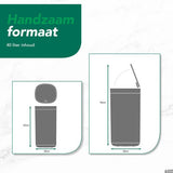 Luzzo® Square Touch Prullenbak 40 liter