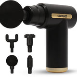 Carewat Massage Gun – Spiermassage Apparaat met 4 Opzetstukken – Draadloos – Stil – Oplaadbaar via USB-C – Spierontspanner voor Nek, Rug en Benen