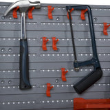 4goodz Gereedschapswand 44-dlg met Wandhouder - Rood/Grijs