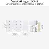 Wandrek - Wandplank - Verstelbaar - Grijs