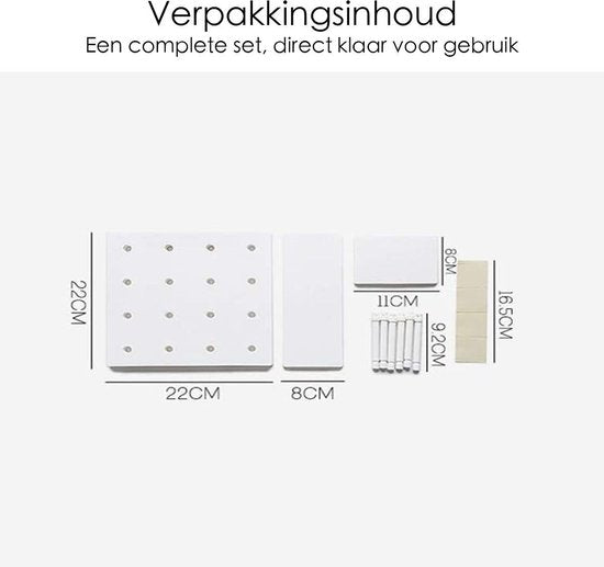 Wandrek - Wandplank - Verstelbaar - Grijs