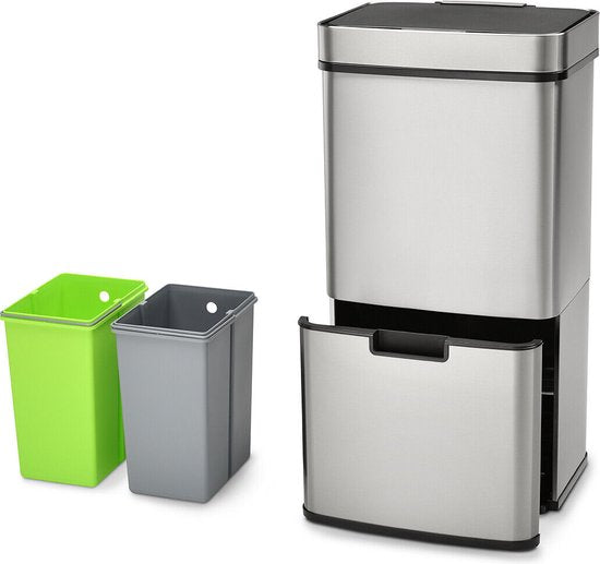 4cookz® Smart Waste Prullenbak Afvalscheiding met sensor 72