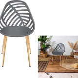 Home Deco Factory Almeria 4 stuks Comfortabele tuinstoelen - Grijs